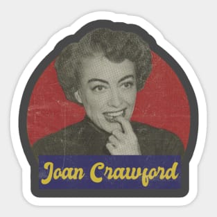 Vintage Joan Crawford portrait Sticker